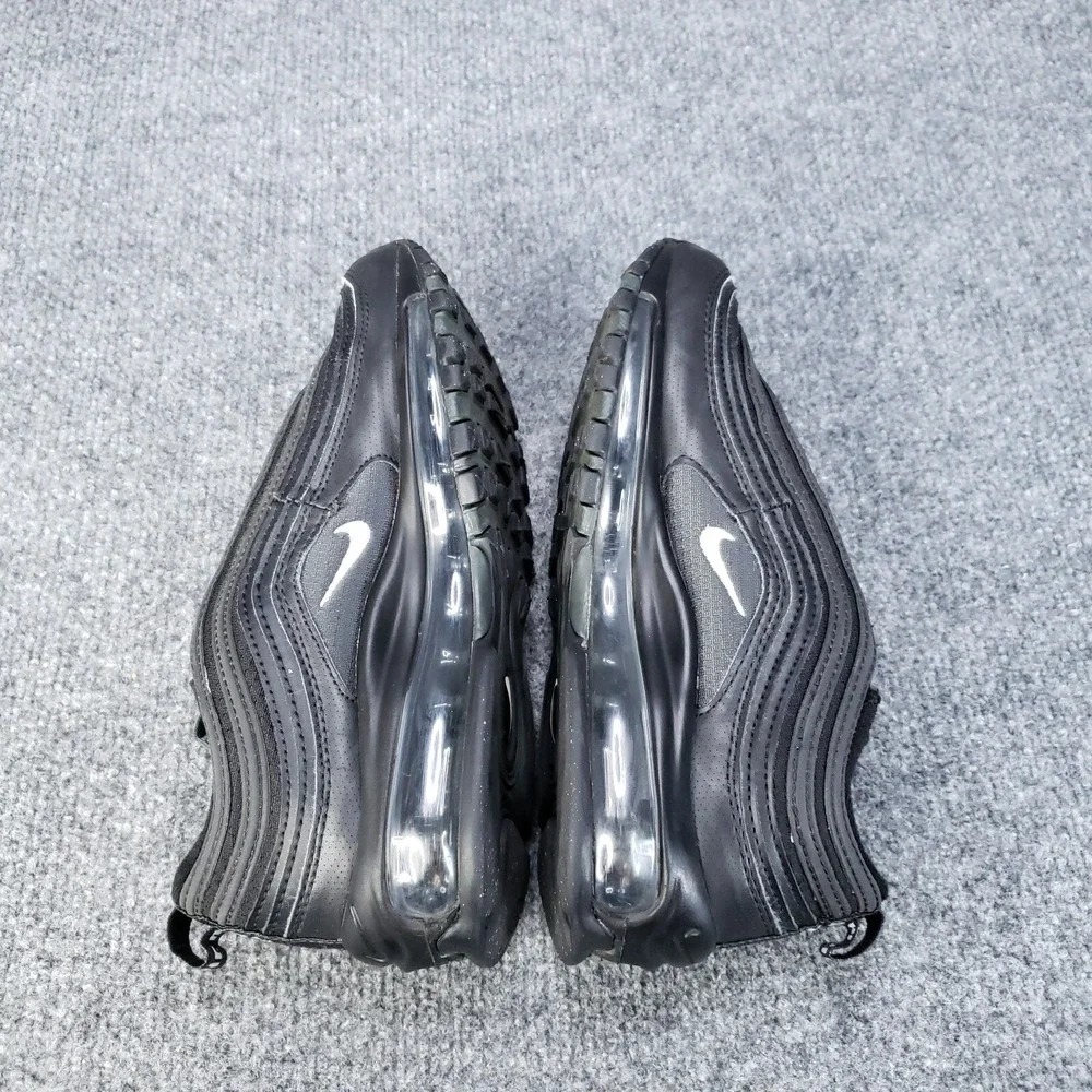 Nike‎ Air Max 97 GS Shoes Kids Youth SIze 4.5 Triple Black Running Sneakers